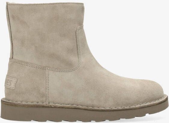Shabbies Amsterdam Enkellaarzen Palilssa Mia Zip Sand Dames Laarzen