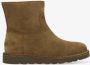 SHABBIES Enkelboots Dames Palissa Mia Zip Maat: 37 Materiaal: Suède Kleur: Cognac - Thumbnail 2