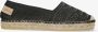 Shabbies Amsterdam Espadrille Elche Espa Raffia Zwart - Thumbnail 2