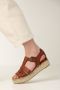 Shabbies Amsterdam Espadrille Kika Iris Cognac - Thumbnail 1