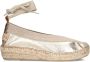 SHABBIES Espadrilles Dames Palma Maat: 36 Materiaal: Suède Kleur: Goud - Thumbnail 3