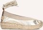 SHABBIES Espadrilles Dames Palma Maat: 38 Materiaal: Suède Kleur: Goud - Thumbnail 3
