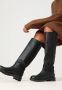 SHABBIES Hoge Laarzen Dames Alyd High Boot Maat: 37 Materiaal: Leer Kleur: Zwart - Thumbnail 9