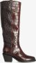 SHABBIES Hoge Laarzen Dames Juul Mid Boot Maat: 38 Materiaal: Leer Kleur: Bruin - Thumbnail 2
