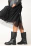 SHABBIES Boots Dames Alyd Mid Boot Maat: 37 Materiaal: Leer Kleur: Zwart - Thumbnail 2