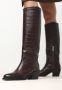 SHABBIES Hoge Laarzen Dames Juul Mid Boot Maat: 37 Materiaal: Leer Kleur: Bruin - Thumbnail 2
