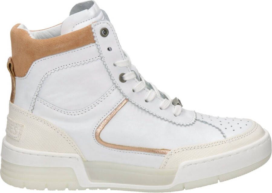 Shabbies Amsterdam Mid Top dames sneaker Wit