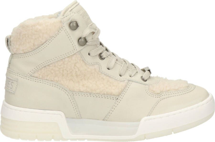 Shabbies Amsterdam 102020104 Mid Top Sneaker Nappa Leather Fur Q3 - Foto 3