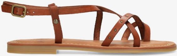 Shabbies Amsterdam Sandalen Angel Carly Cognac