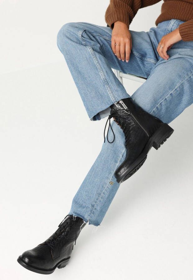 Shabbies Amsterdam SH001102433W Lace-up Shoe Zwart