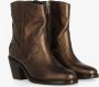 Shabbies Amsterdam Western Enkellaars Julie Brons Dames Laarzen - Thumbnail 1