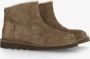 SHABBIES Enkelboots Dames Palissa Maat: 39 Materiaal: Suède Kleur: Bruin - Thumbnail 3