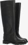 SHABBIES Hoge Laarzen Dames Alyd High Boot Maat: 37 Materiaal: Leer Kleur: Zwart - Thumbnail 2