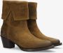 SHABBIES Enkellaarsjes Dames Lure Mid Boot Maat: 39 Materiaal: Suède Kleur: Bruin - Thumbnail 2