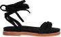 SHABBIES Dames 170020161 Maat: 36 Materiaal: Suède Kleur: Zwart - Thumbnail 2