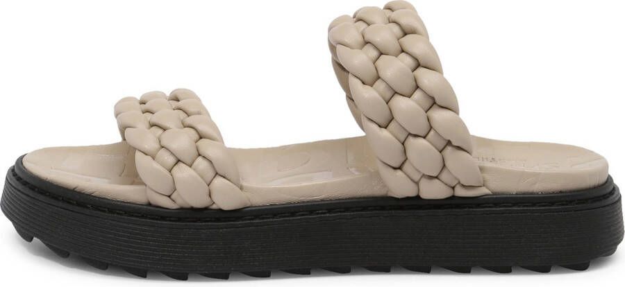 Shabbies Amsterdam Shabbies 170020277~~~~~~~~~~~~~~~~~~~~~ Dames slippers Wit beige