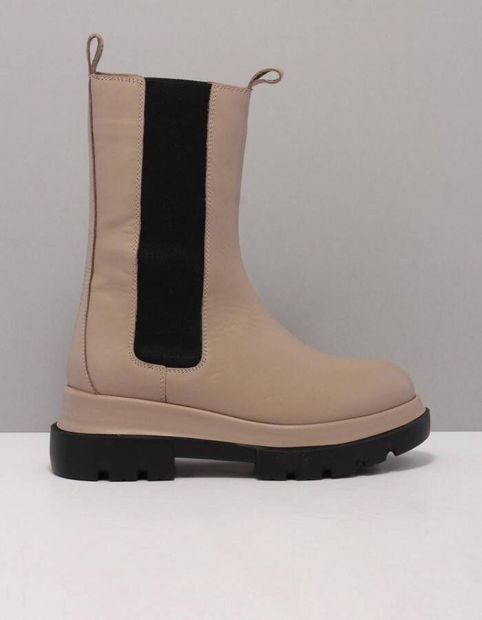 Shabbies Amsterdam Shabbies 182020329 Chelsea boots Enkellaarsjes Dames Beige - Foto 5