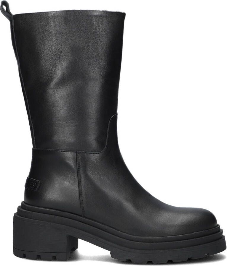 Shabbies Amsterdam Shabbies 183020285 Enkelboots Enkellaarsjes Dames Zwart - Foto 2