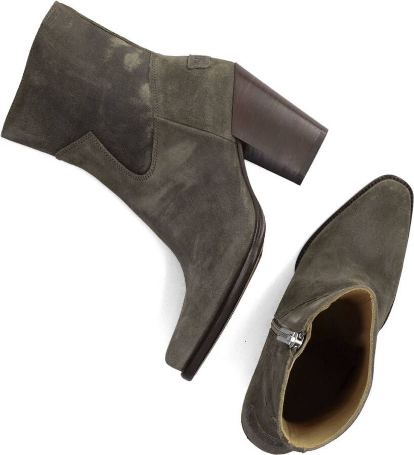 Shabbies Amsterdam Shabbies 183020299 Enkellaarsjes Enkelboots met rits Dames Taupe