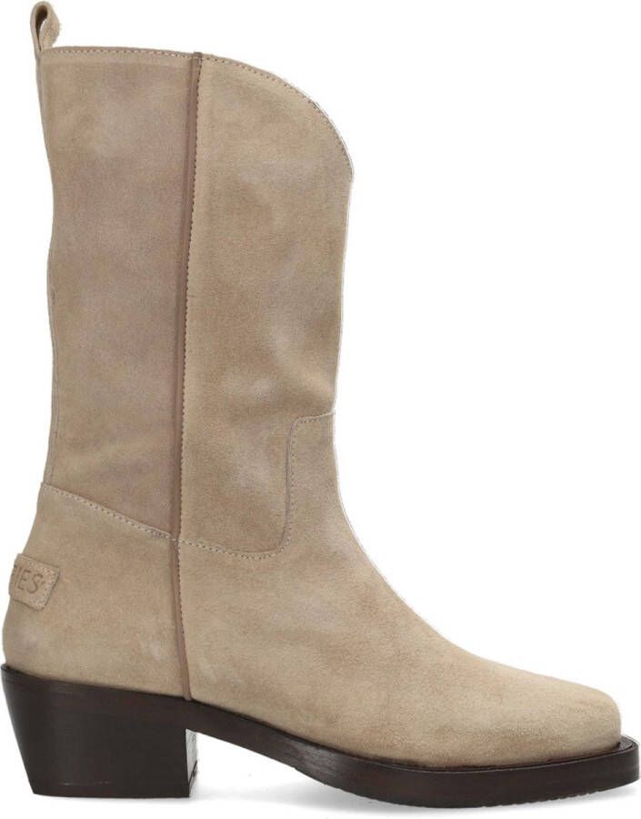 Shabbies Amsterdam Shabbies 192020137 Cowboylaarzen Western Laarzen Dames Beige