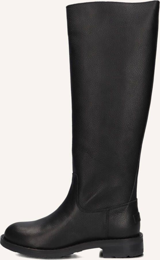 SHABBIES Hoge Laarzen Dames Alyd Tuba Maat: 38 Materiaal: Leer Kleur: Zwart - Foto 3