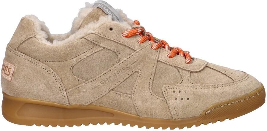 Shabbies Amsterdam April Mina sneaker Suède wol Zand