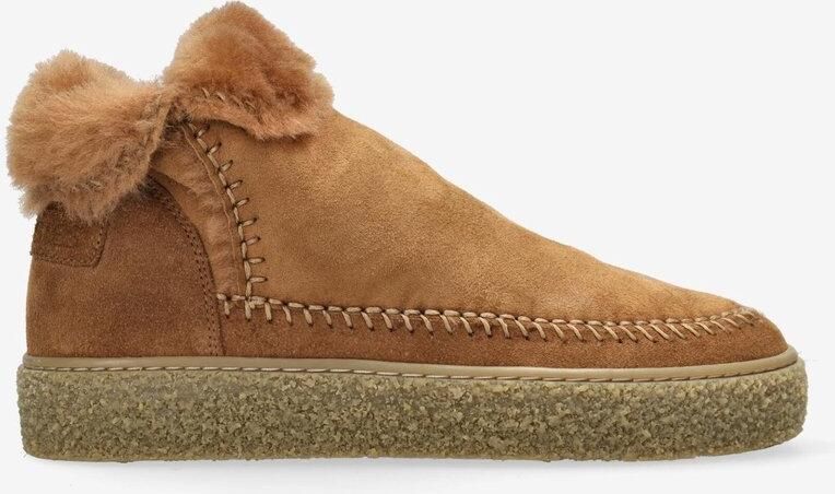 Shabbies Amsterdam Boot Chewy Moux Cognac Dames Laarzen