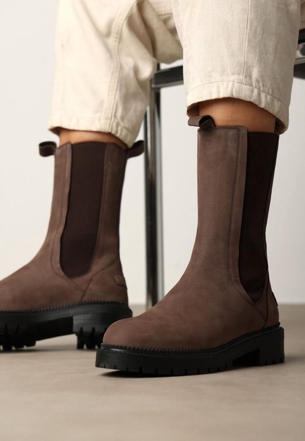 Shabbies Amsterdam Chelsea Boot Tirza Brown Dames Laarzen