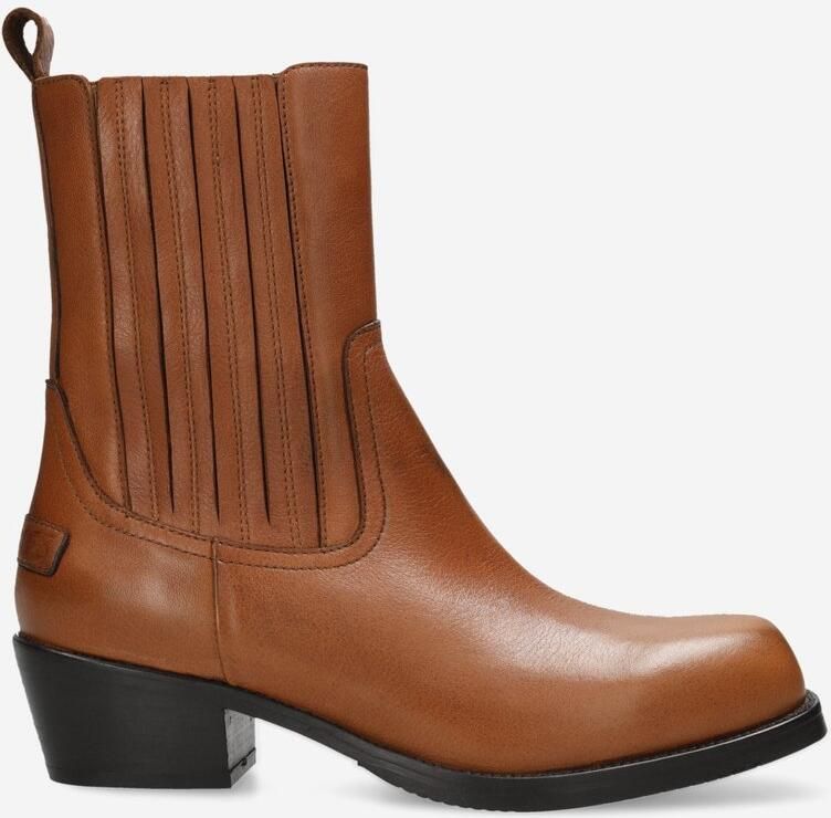 Shabbies Amsterdam Chelsea Boot Western Cognac Dames Laarzen