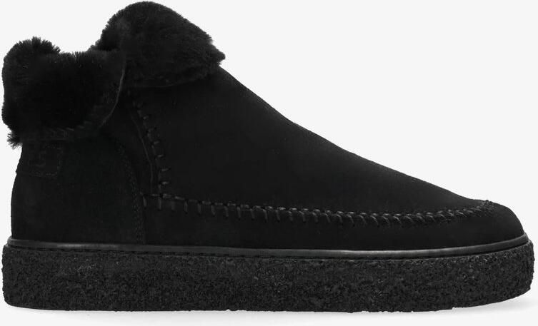 Shabbies Amsterdam Enkellaarzen Chewy Moux Black Dames Laarzen
