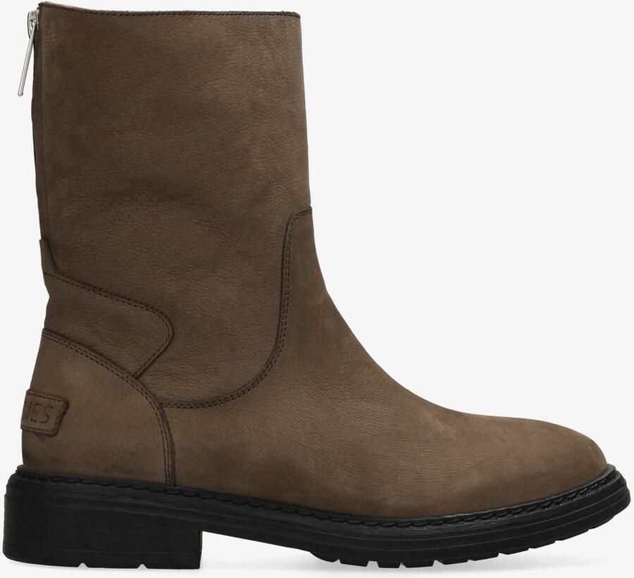 Shabbies Amsterdam Enkellaarzen Duck Hose Brown Dames Laarzen