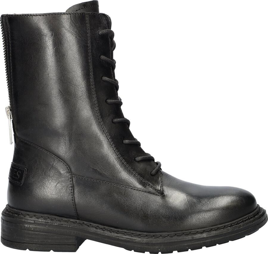 SHABBIES Chelsea Boots Dames Dean Shelley Leer Zwart