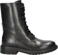 SHABBIES Chelsea Boots Dames Dean Shelley Leer Zwart - Zwart