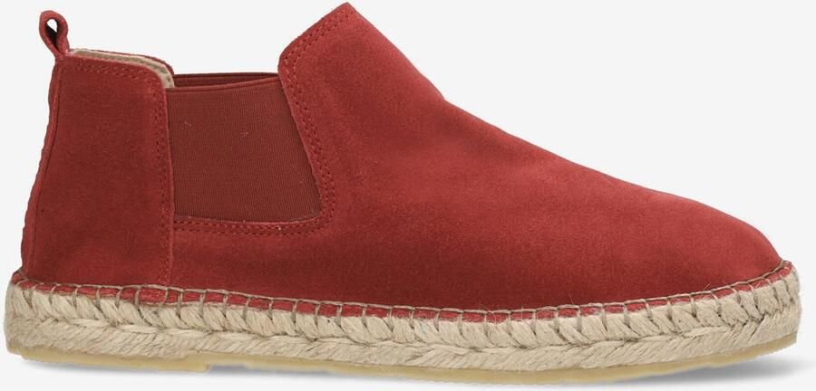 Shabbies Amsterdam Elche Chelsealaars Suède Rood