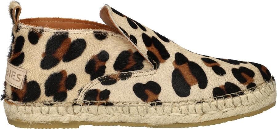 Shabbies Amsterdam Elche Lofa Espadrille Pony Lichtbruin