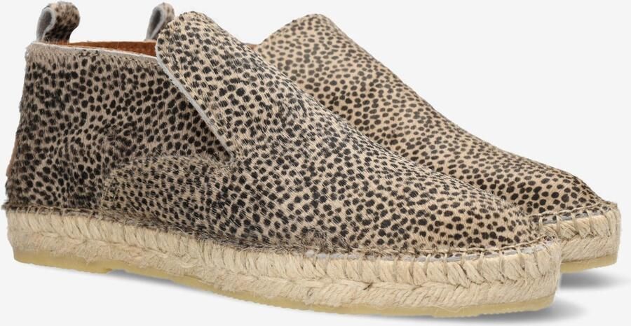 Shabbies Amsterdam Espadrille Elche Lofa Pony Beige Brown - Foto 2
