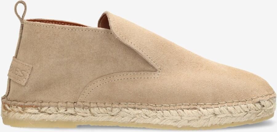 SHABBIES Espadrilles Dames Elche Lofa Suede Suède Beige - Foto 3