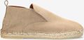 SHABBIES Espadrilles Dames Elche Lofa Suede Suède Beige - Beige