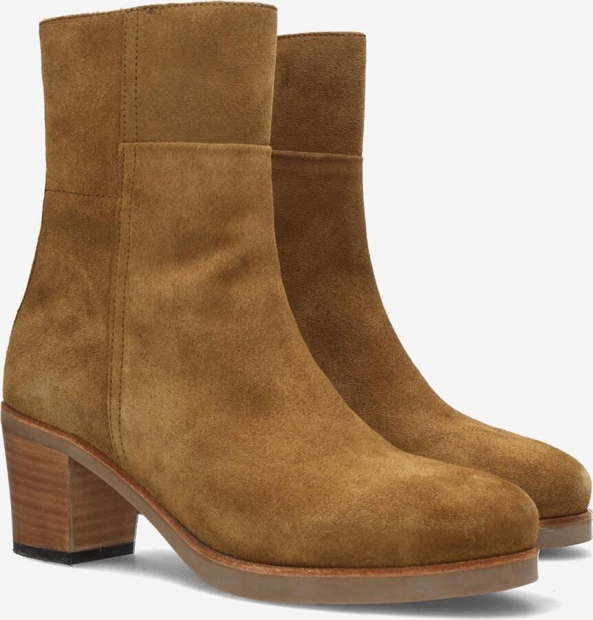 Shabbies Amsterdam Enkellaars Lieve Ankle Bruin Dames Laarzen