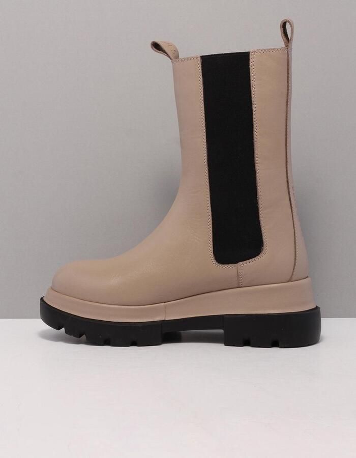 Shabbies Amsterdam Shabbies 182020329 Chelsea boots Enkellaarsjes Dames Beige - Foto 16