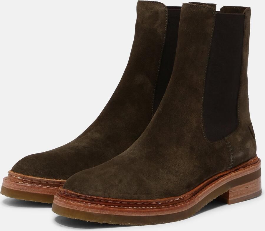 Shabbies Amsterdam Shabbies 182020329 Chelsea boots Enkellaarsjes Dames Beige - Foto 10