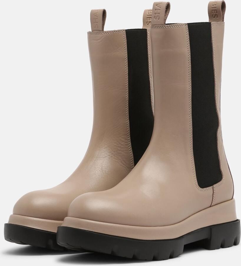 Shabbies Amsterdam Shabbies 182020329 Chelsea boots Enkellaarsjes Dames Beige - Foto 8
