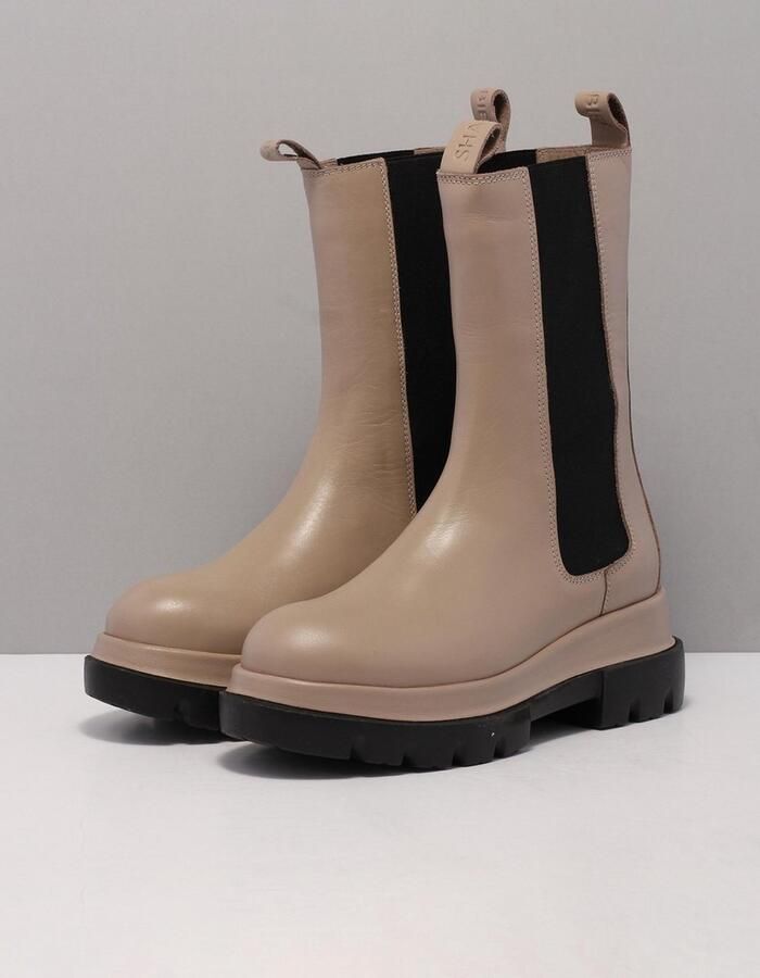 Shabbies Amsterdam Shabbies 182020329 Chelsea boots Enkellaarsjes Dames Beige - Foto 17