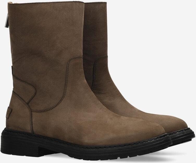 Shabbies Amsterdam Enkellaarzen Duck Hose Brown Dames Laarzen