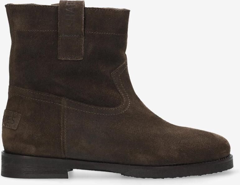 Shabbies Amsterdam Enkellaarzen Festi Winter Ankie Donker Drown Dames Laarzen