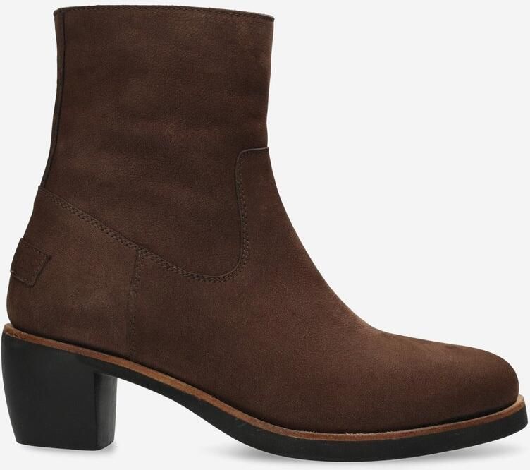 Shabbies Amsterdam Enkellaarzen Lucie Anki Brown Dames Laarzen