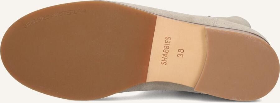 SHABBIES Chelsea Boots Dames Festi Ankie Suède Beige