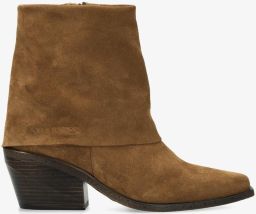 Shabbies Amsterdam JAIRA DOUBLE Ankle boot suede Warm Brown