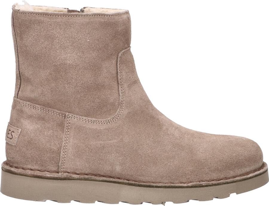 Shabbies Amsterdam Palissa Mila Zip dames gevoerde boots Taupe