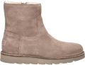 Shabbies Amsterdam Palissa Mila Zip dames gevoerde boots Taupe - Taupe